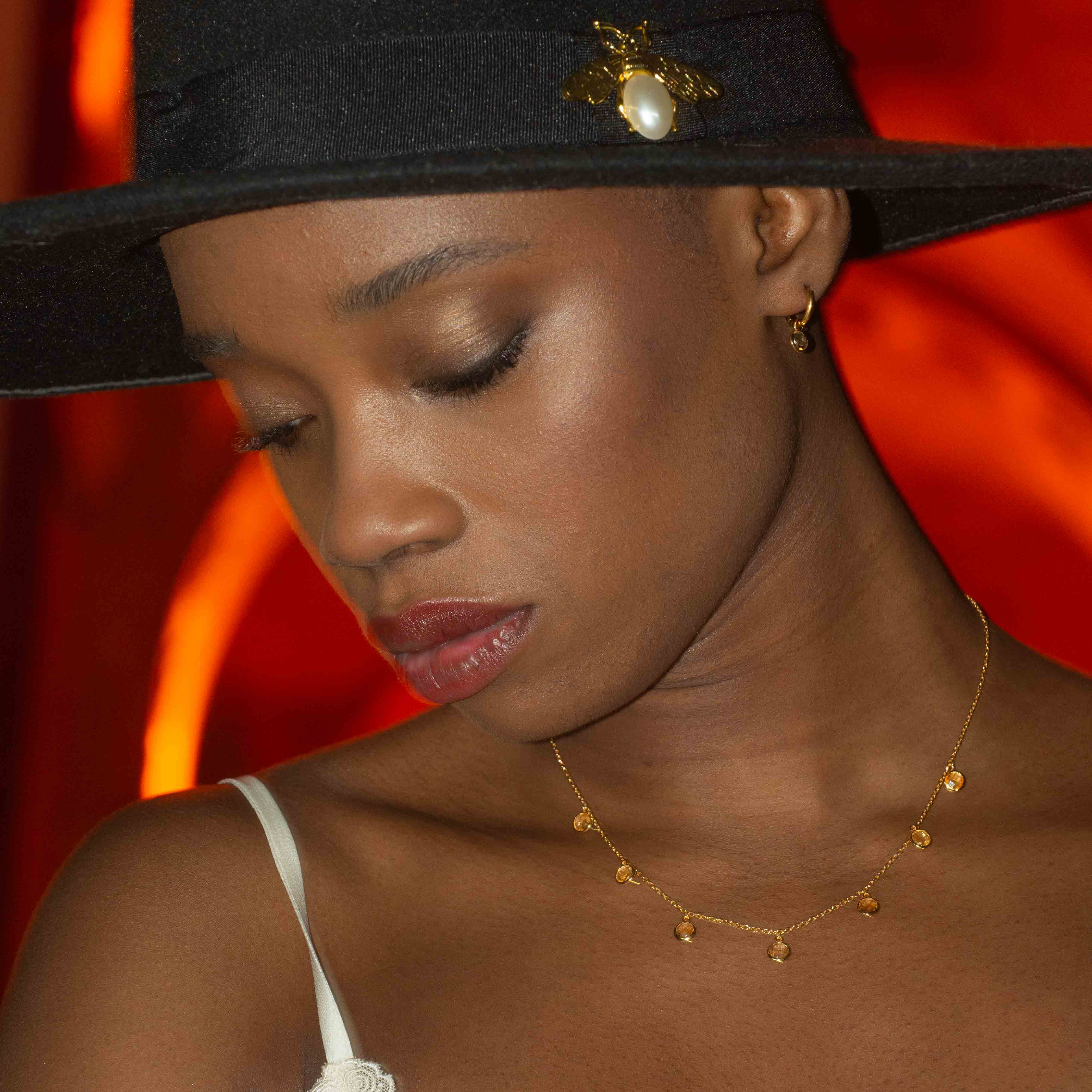 Boucles d'oreilles Gemia en pierres Citrine - SLOYA